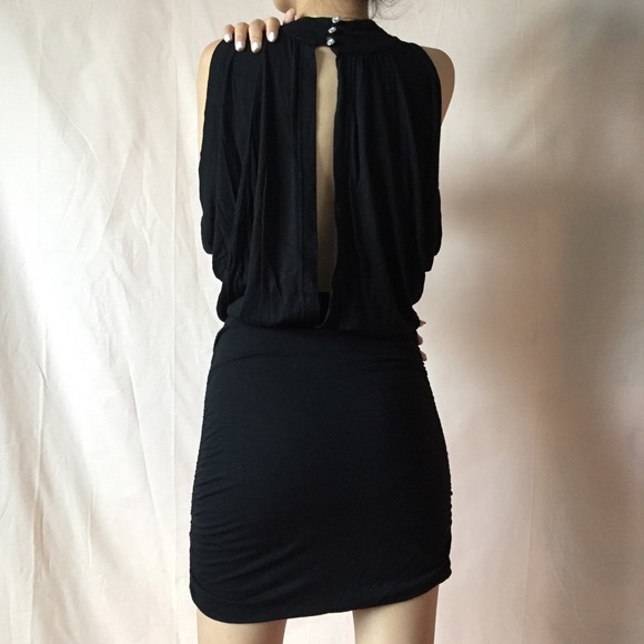 BLOUSON DRESS WITH BACK CUT-OUT - Picture 2 of 3